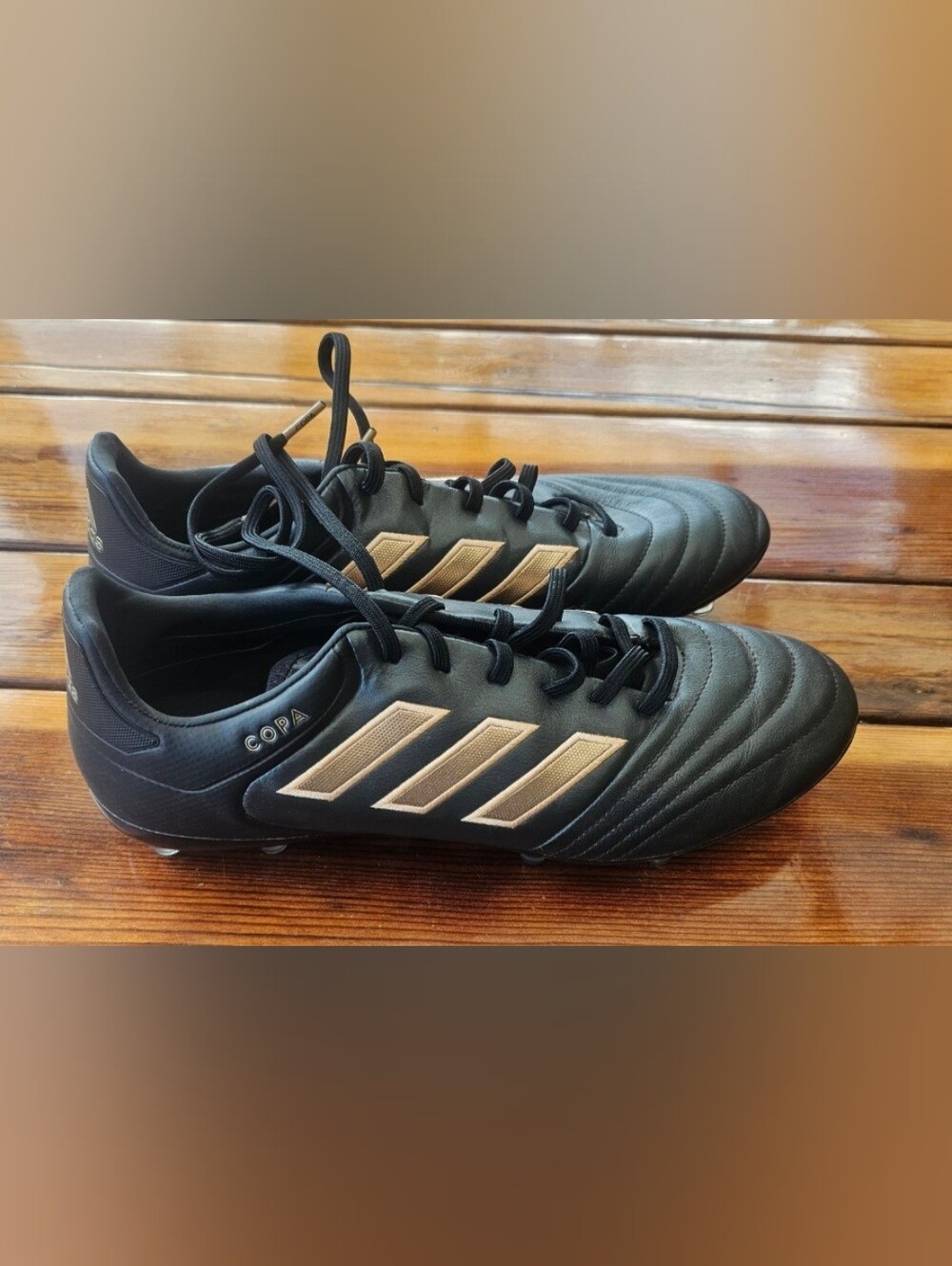 adidas Copa Black with Gold Accent Men's Soccer Cleats